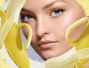 Bananenmaske zur Gesichtsverjüngung